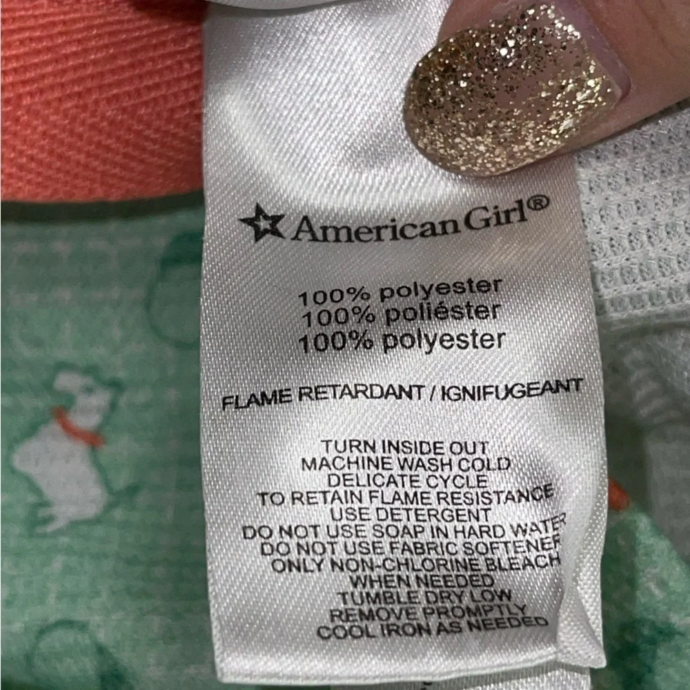 American Girl Beforever Girls Pajamas Size Medium (10-12)